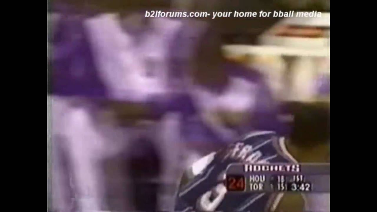 Steve Francis rare behind the back and emphatic Slam