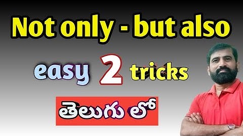 Not only - but also usage in English Grammar || Not only but also example