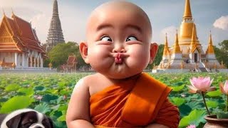 little monk so cute|| 🥰🌿🌿 #video #cute #viral #so #trending