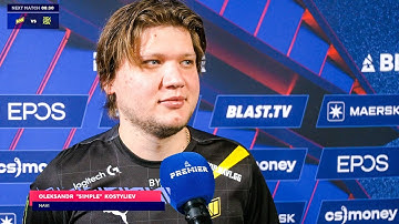 NaVi s1mple - Interview BEFORE match vs NIP | BLAST Premier Spring Groups 2023 | CSGO | 25.01.2023