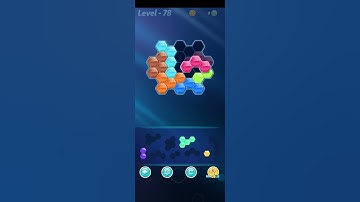 Block! Hexa Puzzle~Proficient block 8 to 9 levels~ level-78