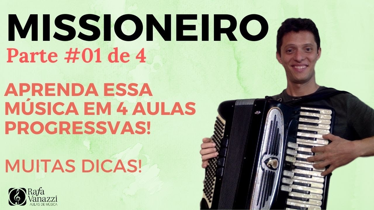 APRENDA A TOCAR MISSIONEIRO (aula 1 de 4) | #auladeacordeon #auladesanfona
