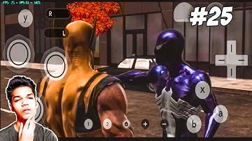 Spiderman Web of Shadows Android Gameplay | part 25 | TheHarshGahalot