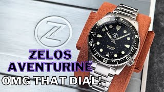 NEW Zelos Mako V3 - Aventurine Dial / Is it the best Value Dive-Watch?