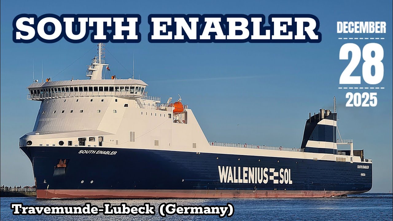 SOUTH ENABLER arrives in Travemunde-Lubeck (Germany)