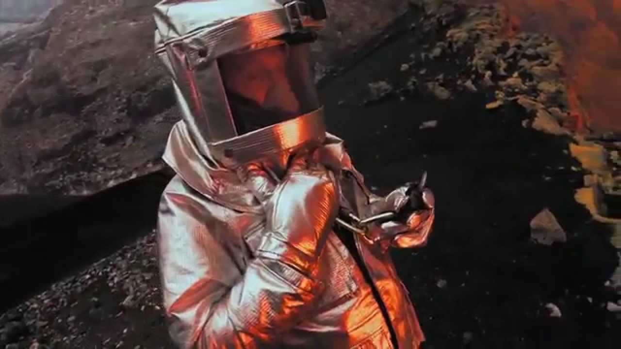 Lava motion in the Volcano [HD]