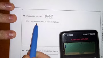 Using a Calculator Correctly and Rounding Foundation New GCSE (9-1) Calculator Exam Question