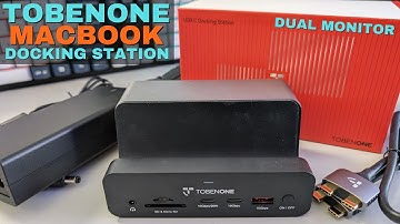 MacBook Docking Station (Dual Monitor) Unboxing: TobenONE UDS040M Vertical Dock