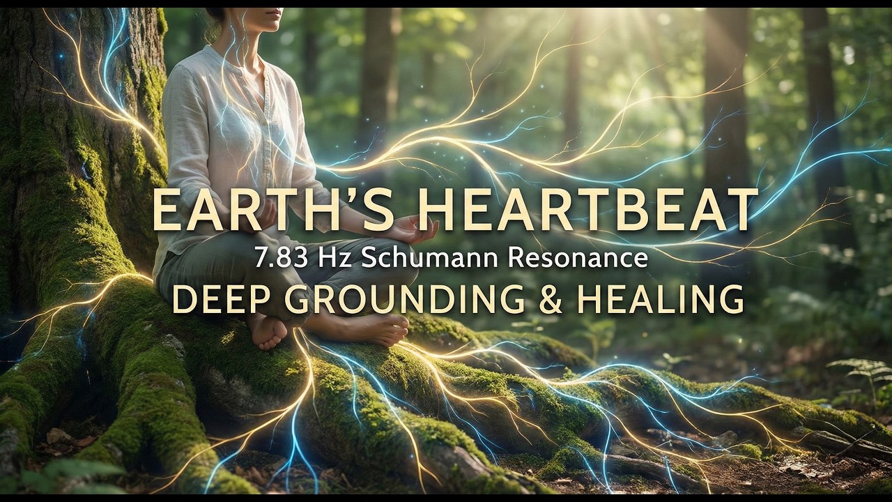 7.83 Hz 🌑 Grounding & Healing Frequency | Stops Panic Attacks