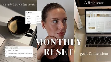 2023 MONTHLY RESET ROUTINE: reflection, setting new goals, new start, budgeting & monthly faves