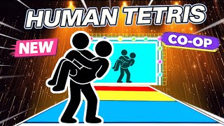 Human Tetris Х 2 Player Co - Op New Version Immersive Interactive Warm Up