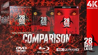 28 Days Later 4K UltraHD Blu-Ray Video Comparison To Blu-Ray and DVD