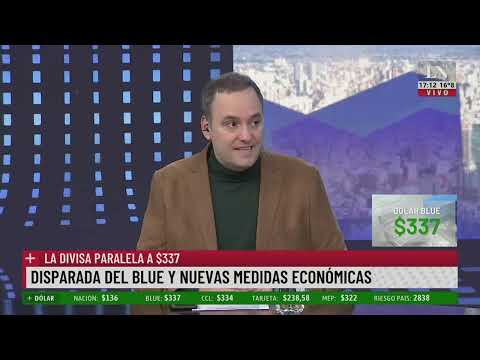 Disparada del blue y nuevas medidas económicas