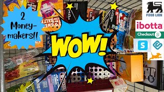 Food Lion Ibotta Haul! Easy Deals with No Coupons Required! 2 Moneymakers! 77% Savings!7/28