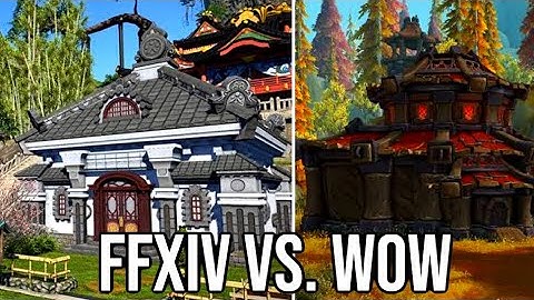 COMPARING HOUSING BETWEEN FFXIV & WORLD OF WARCRAFT WITH WHAT WE NOW KNOW