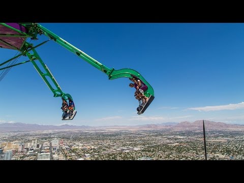 Thrill Ride Atop the Stratosphere Editorial Photo - Image of scary, weeeee:  96062926