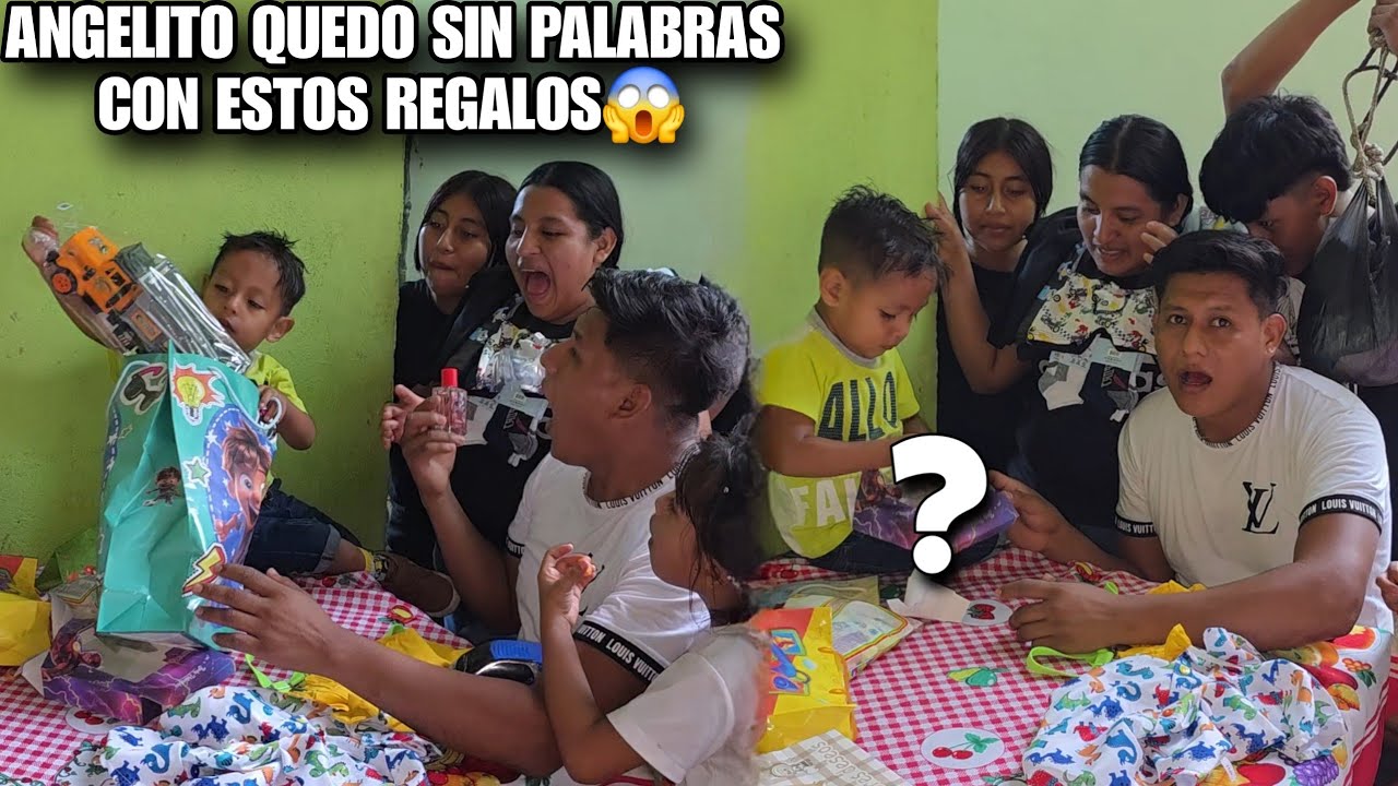 ANGELITO Abrió Todos Sus Regalos🎁Quedamos Sorprendidos Al Ver Tremendos Detalles😭Así Reaccionamos😱