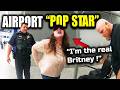 Drunk Woman Claims to be "Britney Spears" During Airport Meltdown