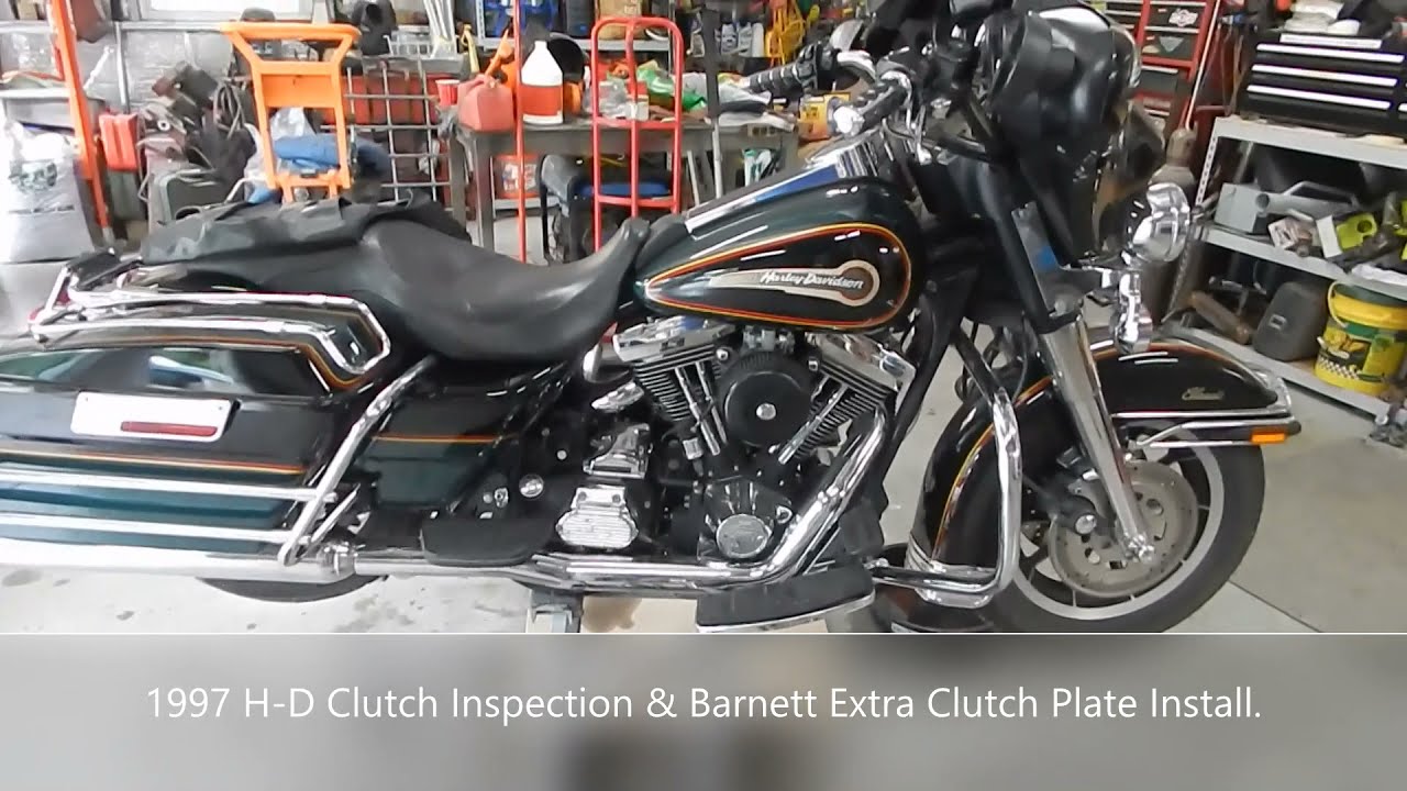 97 Harley FLHTC Clutch Inspection & Barnett Extra Clutch Plate install.