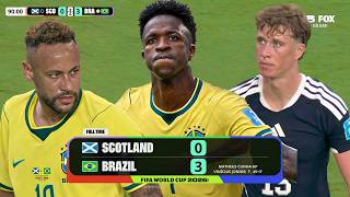 Brazil vs Scotland 3-0 Highlights | FIFA World Cup 2026 | Brasil vs Escócia Melhores Momentos
