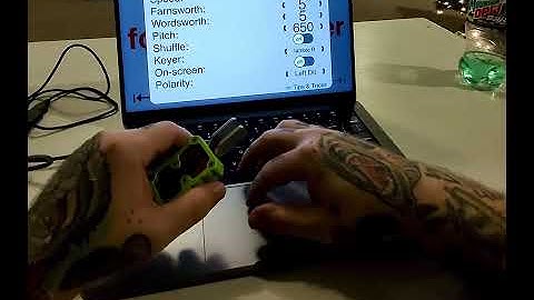 CW practice at www.didahdit.com with my new modern morse key. #morsecode #hamradio