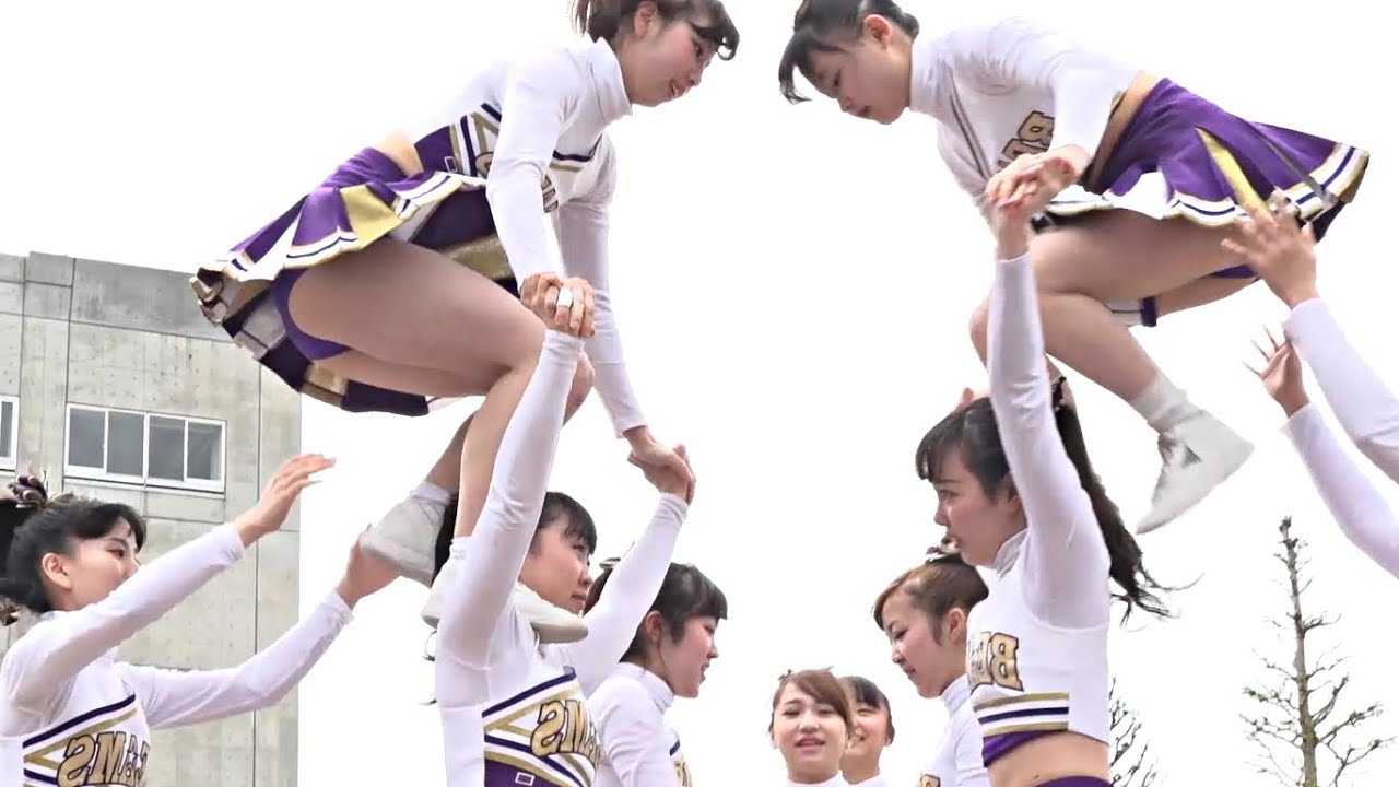 有名大学　チアダンス　ユニフォーム　チアリーディング　チア チア】超人気大学の圧巻のパフォーマンス 