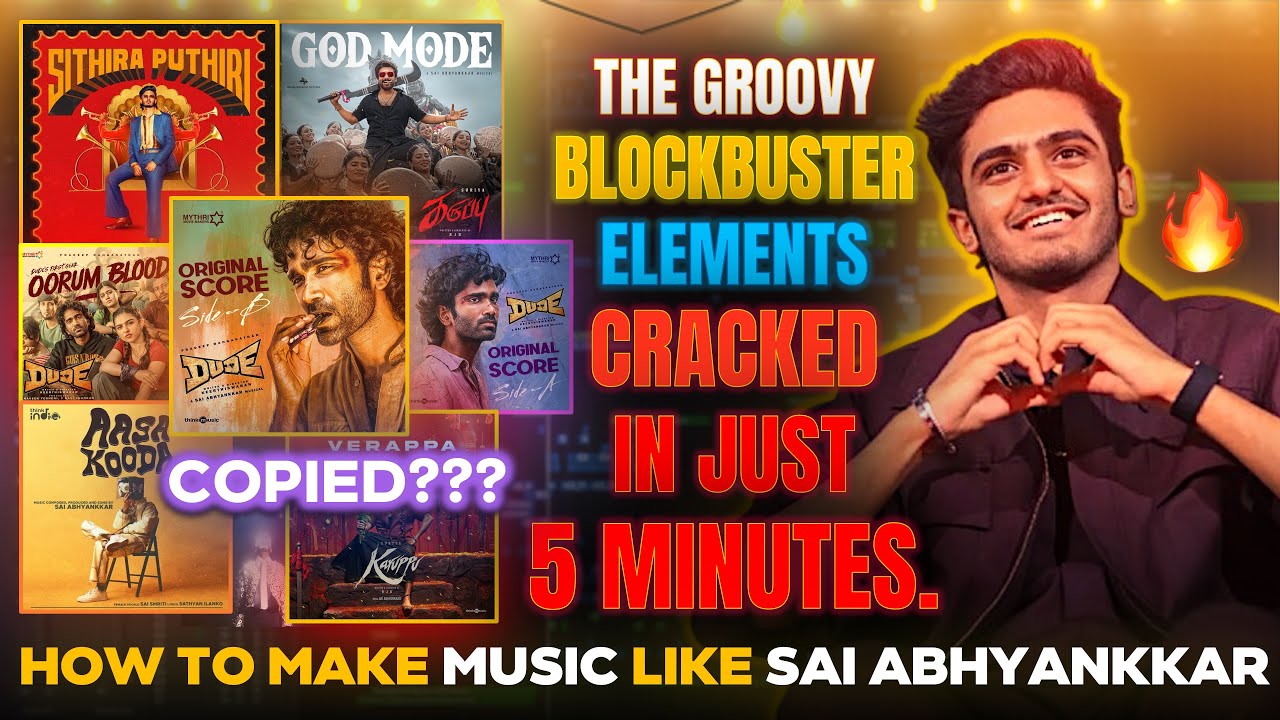 HOW TO MAKE MUSIC EXACTLY LIKE SAI ABHYANKKAR IN 5 MINUTES. | Sithira Puthiri | Aasa Kooda | Dude |