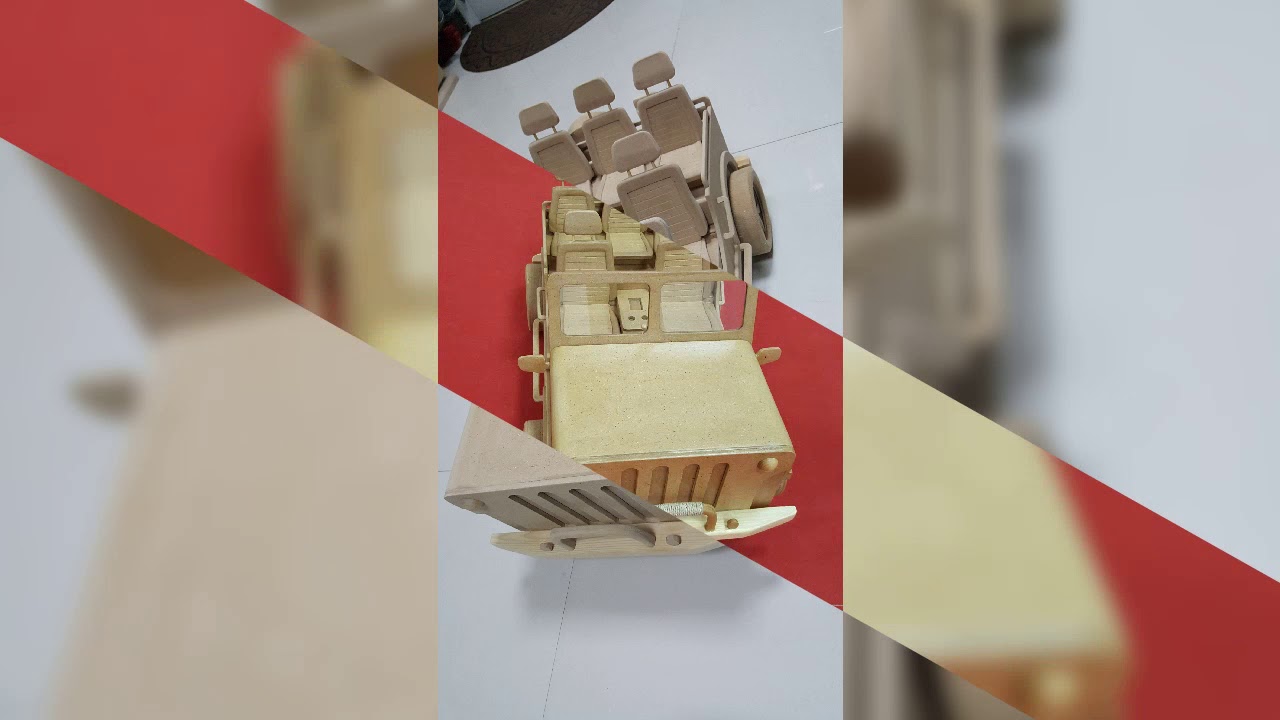 My hand work scale model Jeep