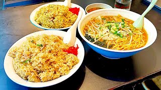 【三重デカ盛り】みそ大盛ラーメン・チャーハン大盛・カレーチャーハン大盛/札幌ラーメンどさん子久保田店【三重県四日市市久保田】
