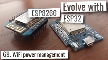 ESP32 & ESP8266 - WiFi power management