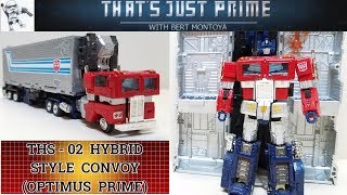 Transformers Optimus Prime Convoy G1 Hasbro THS 02 Hybrid Style Trailer 