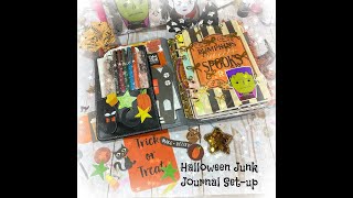 Halloween Junk Journal set up