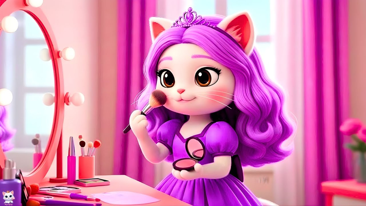 Cute Kitten Tries Makeup for the First Time | Meow Fashion Show 🐱💄