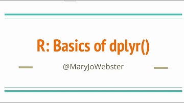 How-to: Basics of dplyr()