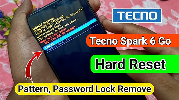 Tecno Spark 6 Go Hard Reset | Tecno Spark 6 Go (Ke5) Factory Rest/pattern Password Unlock