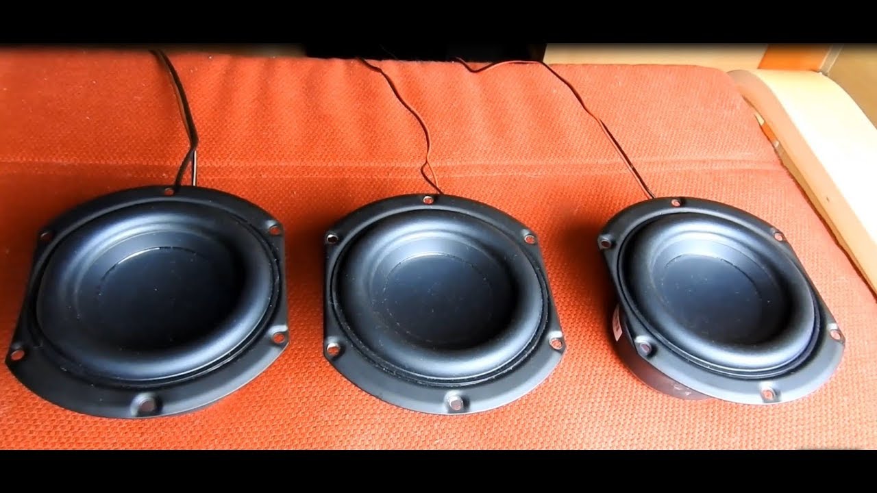 3x Peerless by Tymphany 4" Woofers Bass Test - Crazy Town Butterfly