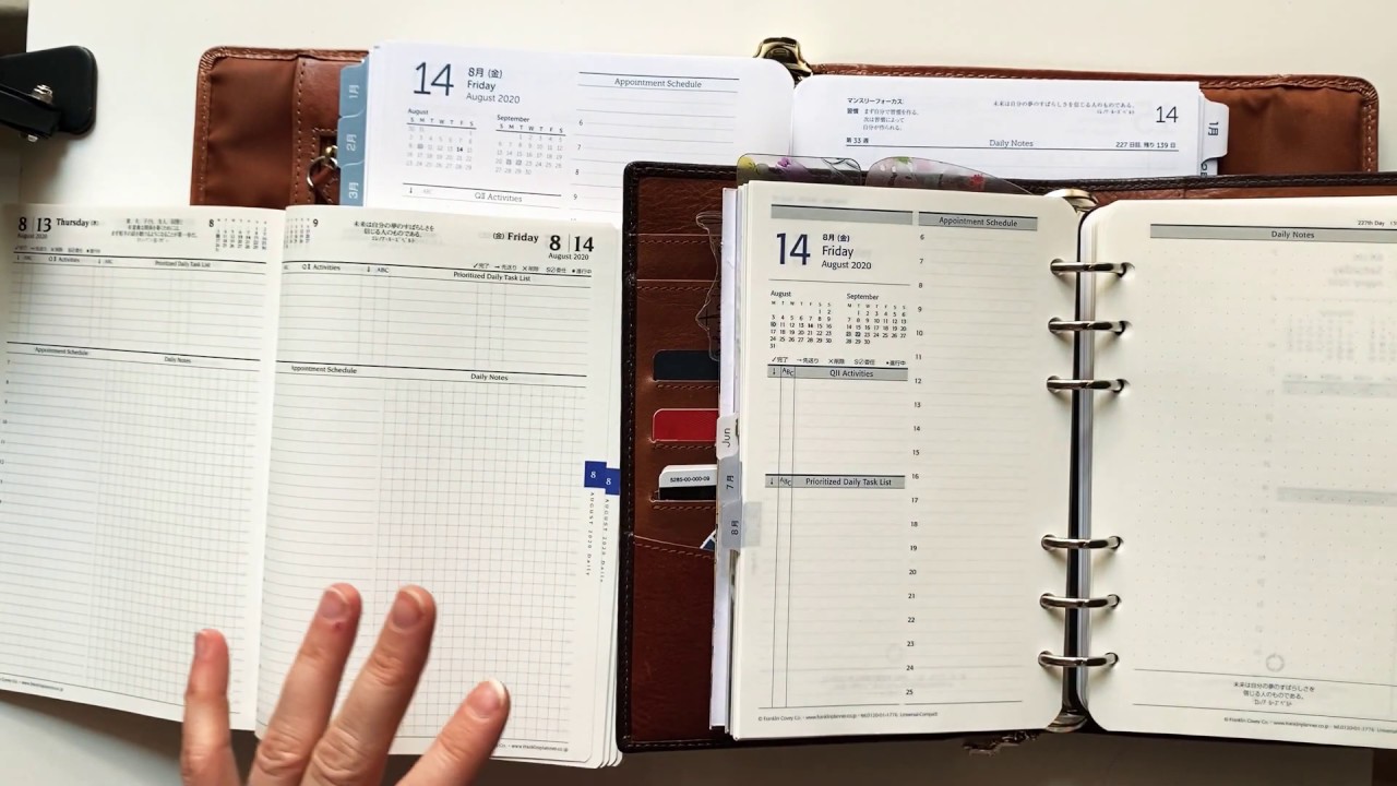 Functional Planning for Work - Franklin Covey Compact, Classic, & B6