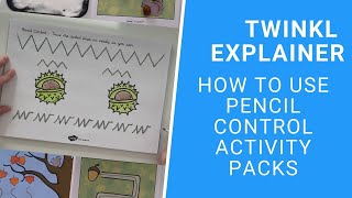 How to Use Pencil Control Activity Packs How to Use Pencil Control Activity Packs
