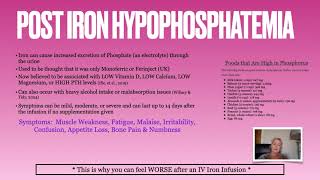 Post IV-Iron Hypophosphatemia - Why you don't feel better after IV iron