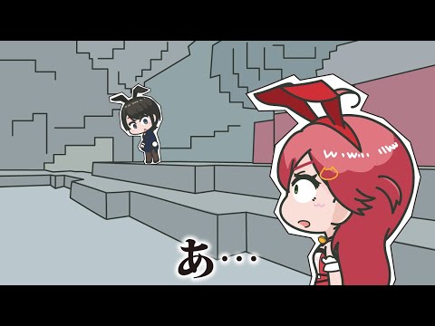 【手描き】地下労働施設でスバルと偶然出会うみこち【さくらみこ/大空スバル/切り抜き/ホロライブ】