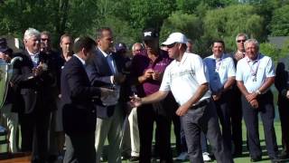 Rocco Mediate is Presented with the Alfred S. Bourne Trophy | 2016 Senior PGA Championship