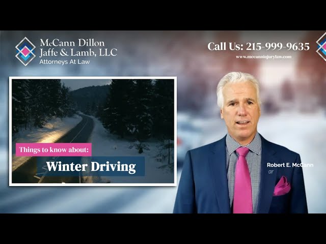 How to Stay Safe on Winter Roads | McCann Dillon Jaffe & Lamb, LLC