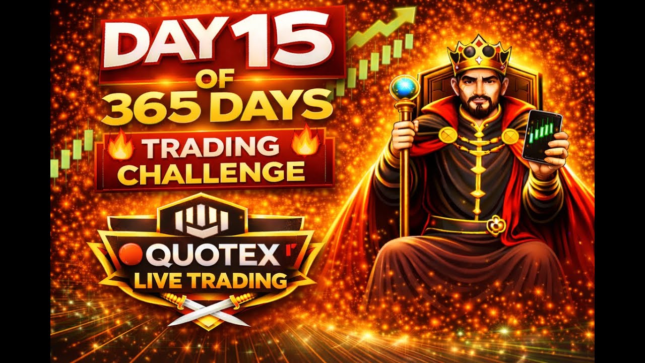 Quotex Live Trading 🔴 | Day 15 of 365 🚀 | Trading Challenge