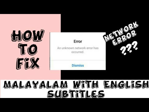 How to fix unknown Network error on Instagram malayalam