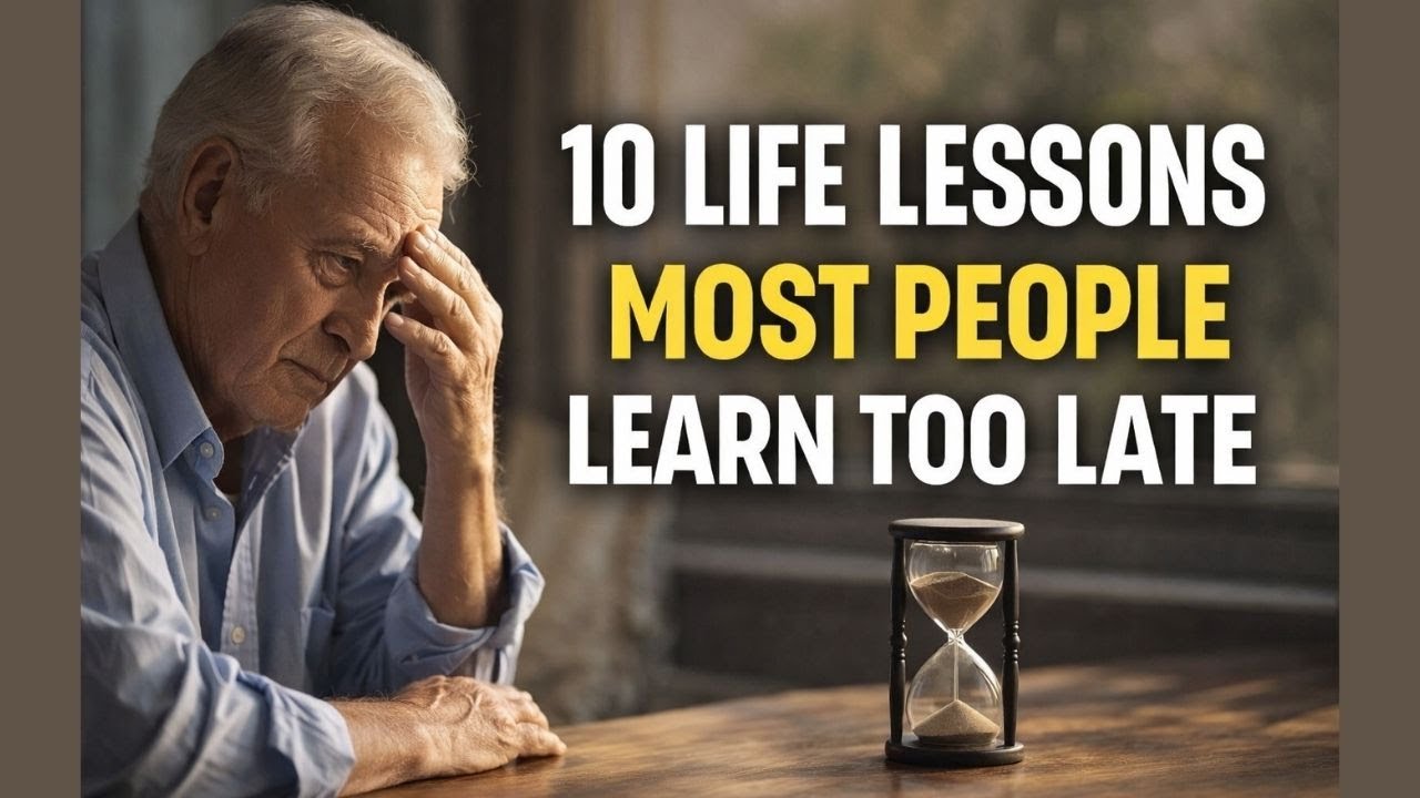 10 Life Lessons Most People Learn Too Late (Don't Wait!)