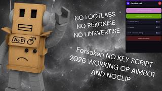 Forsaken OP NO KEY SCRIPT 2026 BEST AUTO FARM (NOCLIP) ESP KILLER (INF STAMINA) AUTO BLOCK