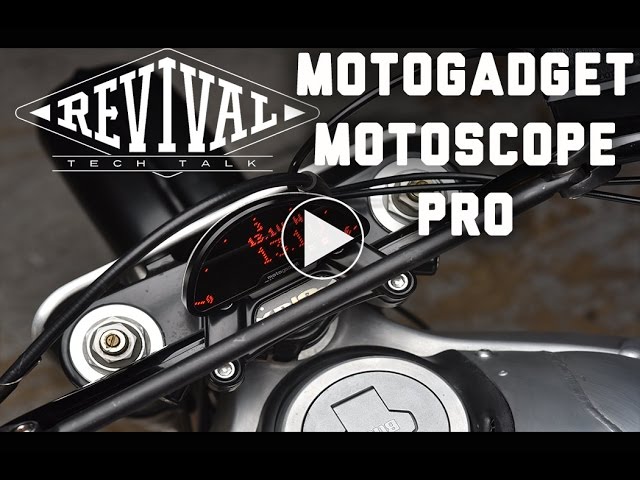 Motogadget Motoscope Pro - Revival Cycles Tech Talk - YouTube