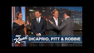 DiCaprio, Pitt & Margot - Jimmy Kimmel Live - SUB ITA
