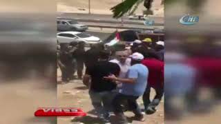 İsrail askerlerinden Filistinli kadına sert müdahale