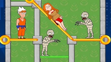 Puzzle Spy Game / Pull The Pin / ios Android Gameplay Walkthrough Levels 30-40 part #2